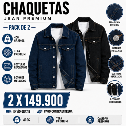 Chaquetas Jean Premium