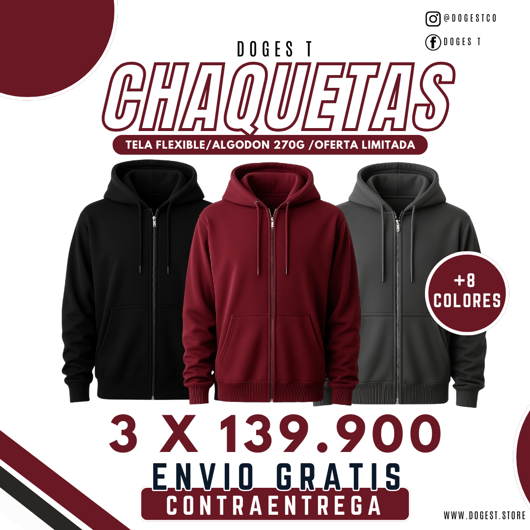 Chaquetas Hoodie Premium